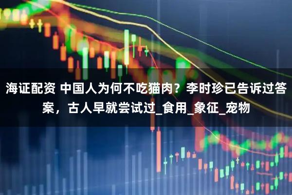 海证配资 中国人为何不吃猫肉？李时珍已告诉过答案，古人早就尝试过_食用_象征_宠物