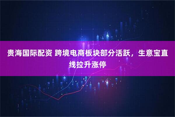 贵海国际配资 跨境电商板块部分活跃，生意宝直线拉升涨停