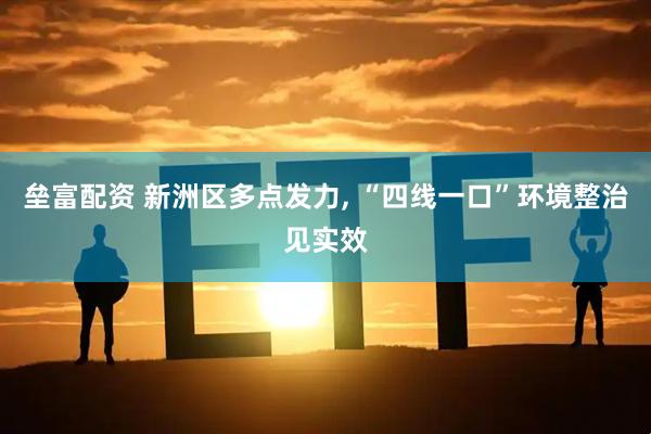 垒富配资 新洲区多点发力, “四线一口”环境整治见实效